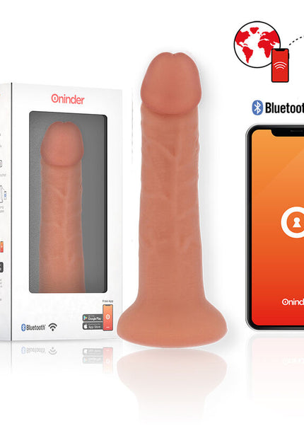 ONINDER - DILDO VIBRATORE GRANDE BOGOTÁ 9 VELOCITÀ NATURALE 22 CM -O- 4.5 CM - APP GRATUITA