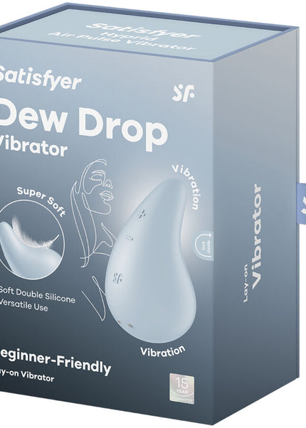 SATISFYER - VIBRATORE GOCCIA DI RUGIADA LAY-ON BIANCO