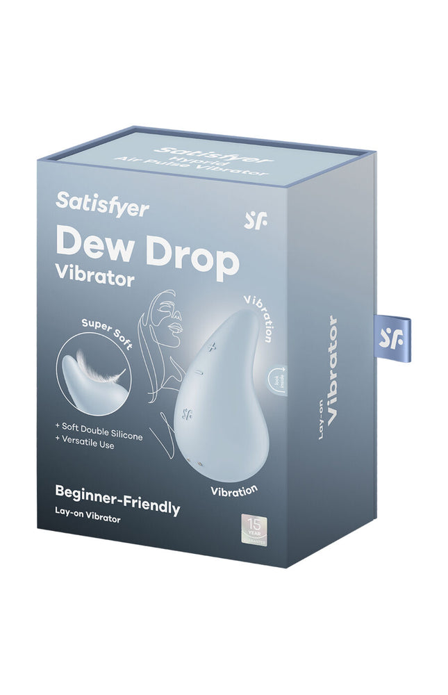 SATISFYER - VIBRATORE GOCCIA DI RUGIADA LAY-ON BIANCO