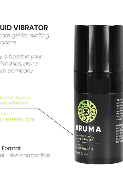 BRUMA - VIBRATORE LIQUIDO ULTRA SCORREVOLE ANGURIA 15 ML