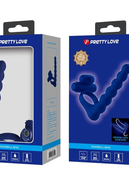 PRETTY LOVE - AJMAL ANELLO VIBRANTE CON SPINA BLU