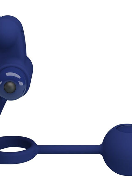 PRETTY LOVE - REMINGTON DOPPIO ANELLO VIBRANTE CON SPINA BLU