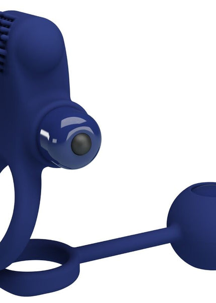 PRETTY LOVE - REMINGTON DOPPIO ANELLO VIBRANTE CON SPINA BLU