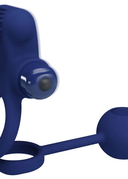 PRETTY LOVE - REMINGTON DOPPIO ANELLO VIBRANTE CON SPINA BLU