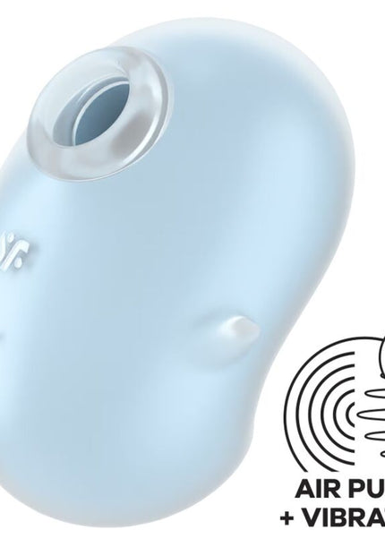 SATISFYER - CUTIE GHOST VIBRATORE LAY-ON AZZURRO