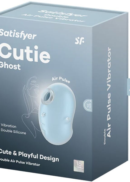 SATISFYER - CUTIE GHOST VIBRATORE LAY-ON AZZURRO