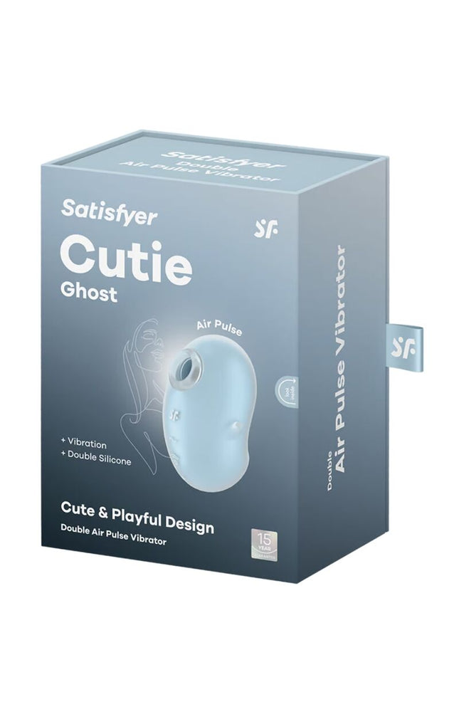 SATISFYER - CUTIE GHOST VIBRATORE LAY-ON AZZURRO