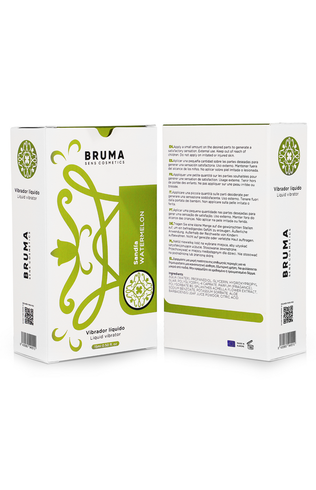 BRUMA - VIBRATORE LIQUIDO ULTRA SCORREVOLE ANGURIA 15 ML