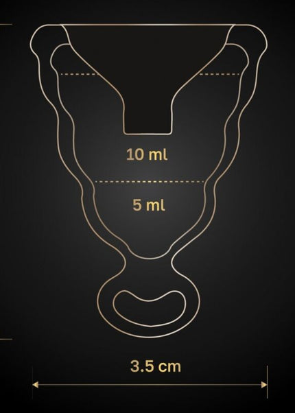 G-VIBE - GCUP COPPA MESTRUALE NERA