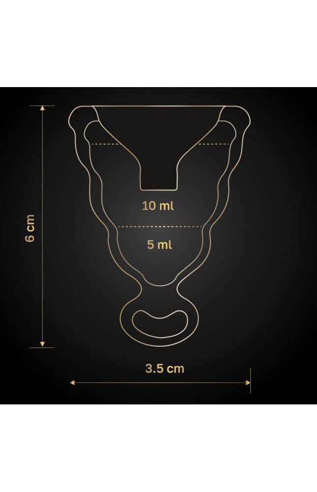 G-VIBE - GCUP COPPA MESTRUALE NERA