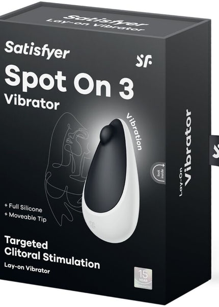 SATISFYER - SPOT SU 3 STIMOLATORE CLITORALE NERO