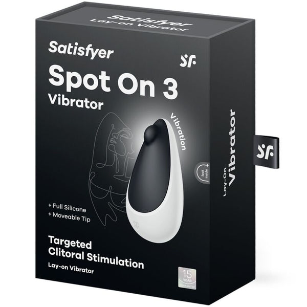 SATISFYER - SPOT SU 3 STIMOLATORE CLITORALE NERO