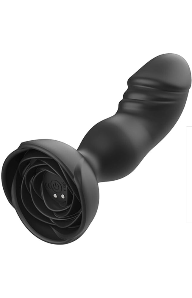 ARMONY - EXTREME A BLOOM VIBRATORE ROSE E TELECOMANDO PLUG ANALE NERO