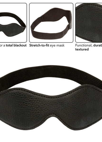 CALEXOTICS - MASCHERA NOTTURNA IN PVC PELLE NERA