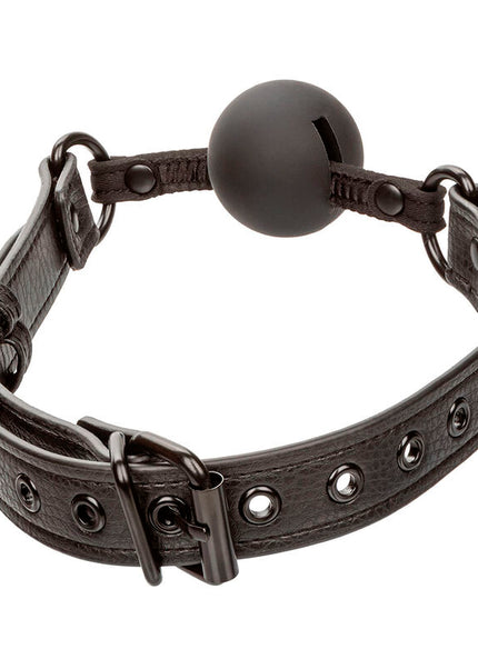 CALEXOTICS - BALL GAG NOTTURNO IN SILICONE NERO