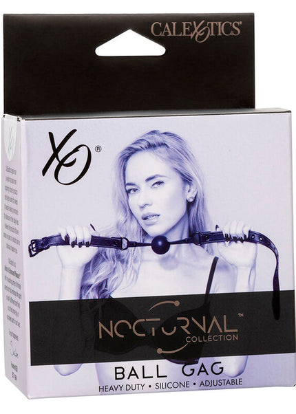 CALEXOTICS - BALL GAG NOTTURNO IN SILICONE NERO