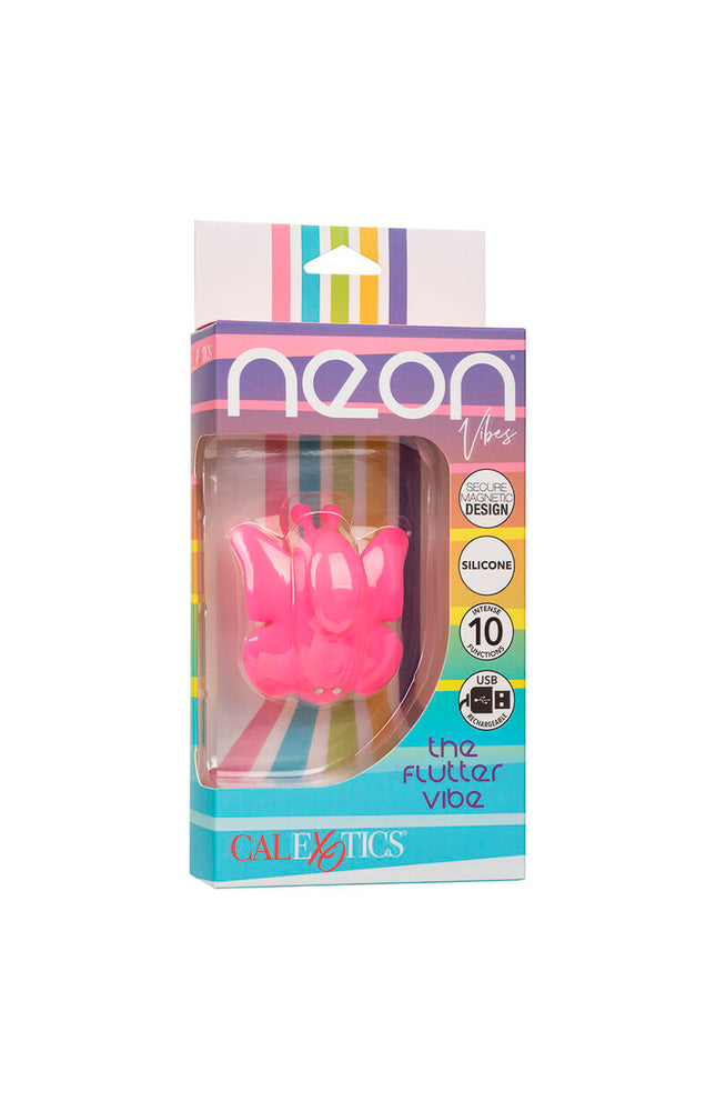 CALEXOTICS - NEON VIBES FLUTTER VIBE STIMOLATORE 10 VIBRAZIONI ROSA