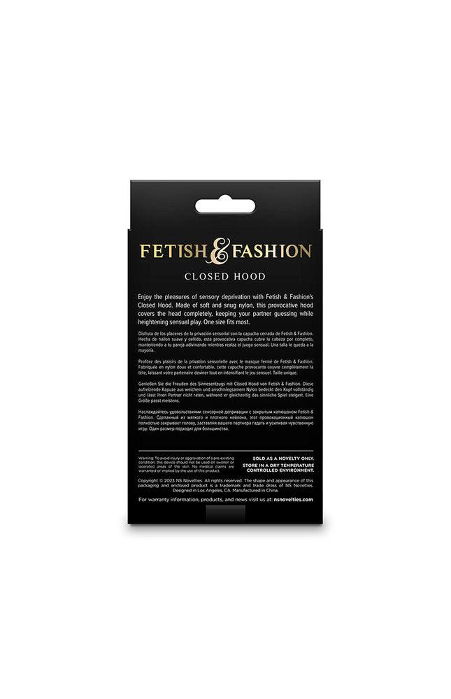 NS NOVITÀ - FETISH &amp; FASHION CAPPUCCIO CHIUSO NYLON BIANCO