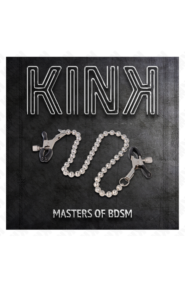 KINK - MORSETTI PER CAPEZZOLI A CATENA DI PERLINE 30 CM