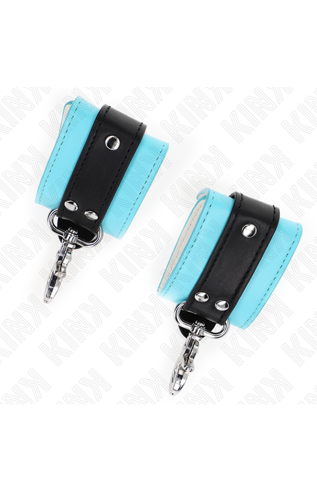 KINK - RESISTENZA DA POLSO PREMIUM CON SERRATURA NERO / BLU REGOLABILE 21-28 CM X 5,5 CM