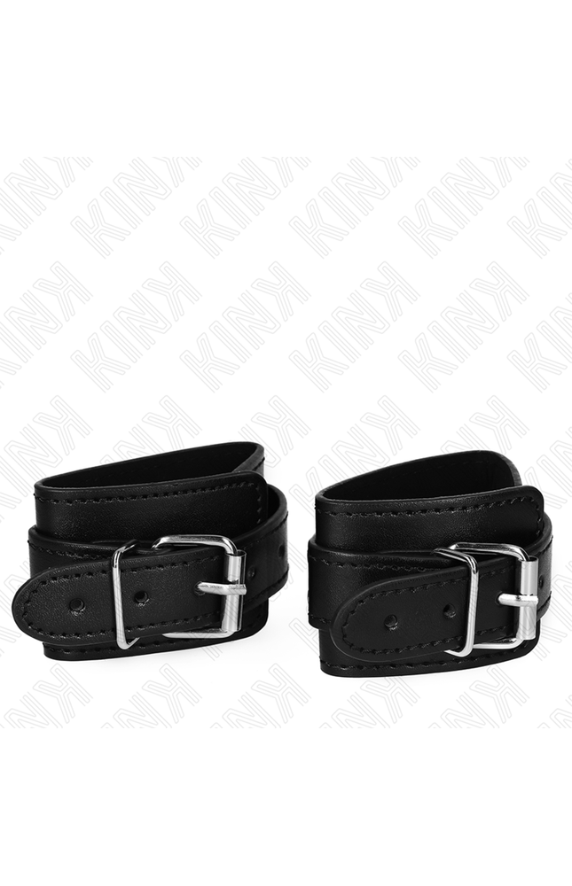 KINK - RESISTENZA DA POLSO PER DUNGEON CON CHIUSURA NERA REGOLABILE 21-28 CM X 5,5 CM