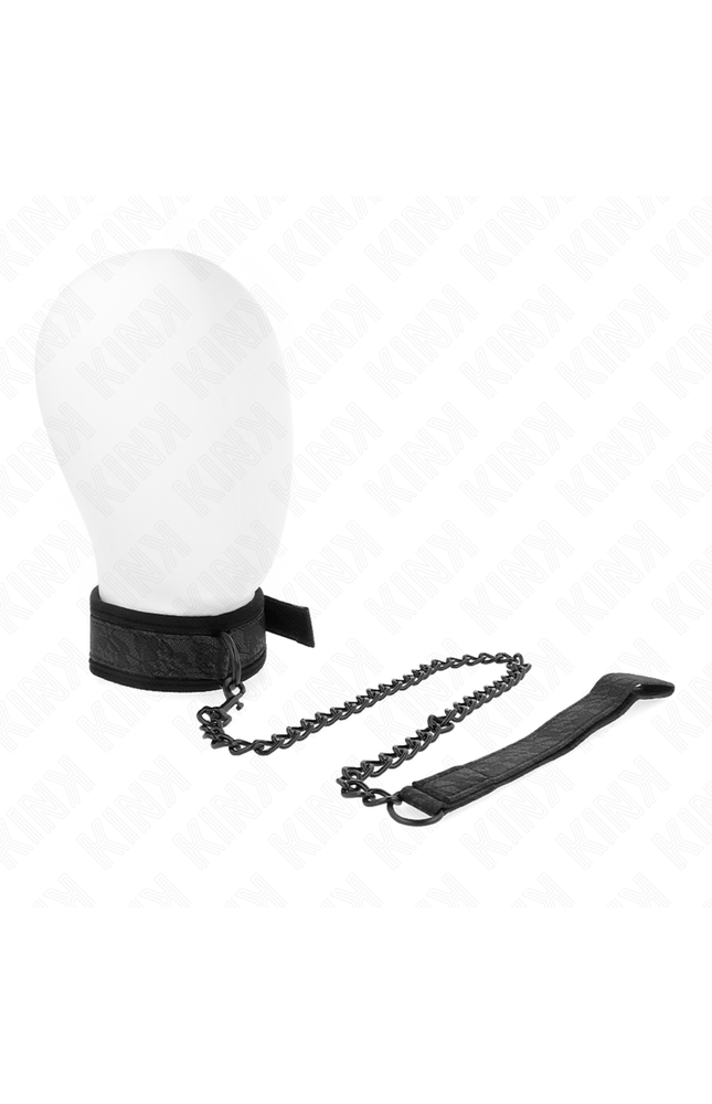 KINK - COLLARE MODELLO BASE CON GUINZAGLIO 77 CM MODELLO 5 REGOLABILE 34-54 CM X 5 CM
