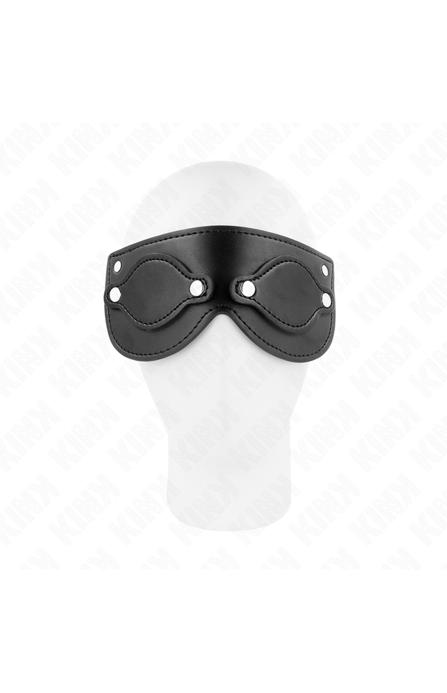 KINK - MASCHERA IN SIMILPELLE CON COPRI OCCHI RIMOVIBILI 22 x 9 CM