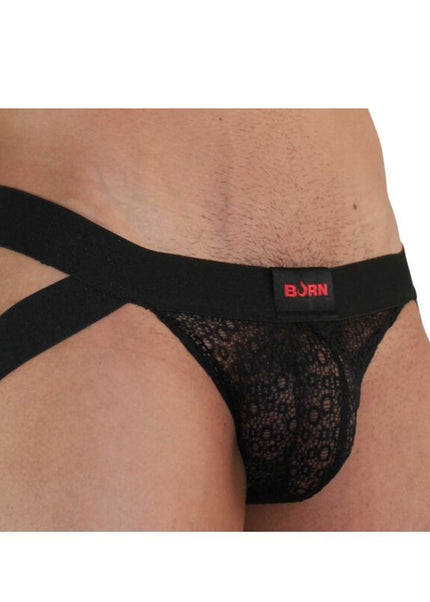 BURN - 005 JOCK LINGERIE NERO S