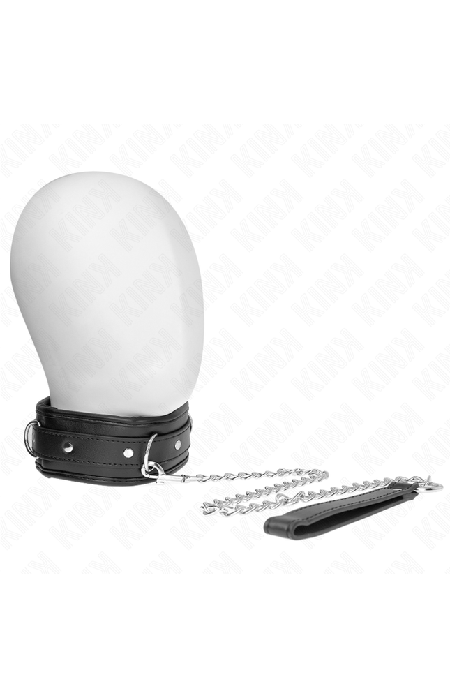 KINK - COLLANA CON CINTURINO IN SIMILPELLE SPUGNA MODELLO 3 REGOLABILE 37-54 CM X 3 CM