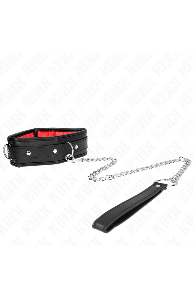 KINK - COLLANA CON CINTURINO IN SIMILPELLE SPUGNA MODELLO 3 REGOLABILE 37-54 CM X 3 CM