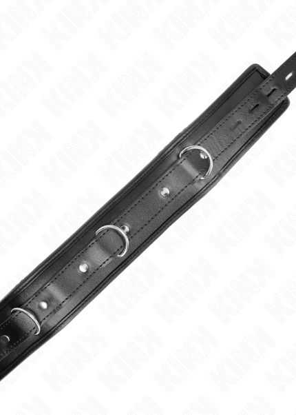 KINK - COLLANA CON CINTURINO IN SIMILPELLE SPUGNA MODELLO 3 REGOLABILE 37-54 CM X 3 CM