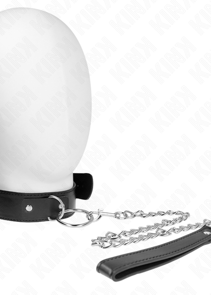 KINK - COLLARE MODELLO BASE CON GUINZAGLIO MODELLO 4 REGOLABILE 36-43 CM