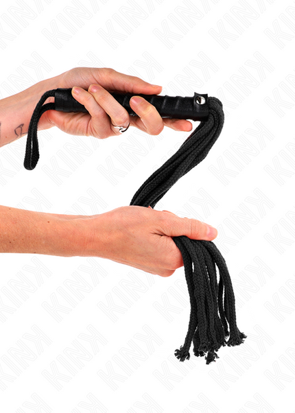 KINK - FRUSTA IN CORDA NERA 56 CM