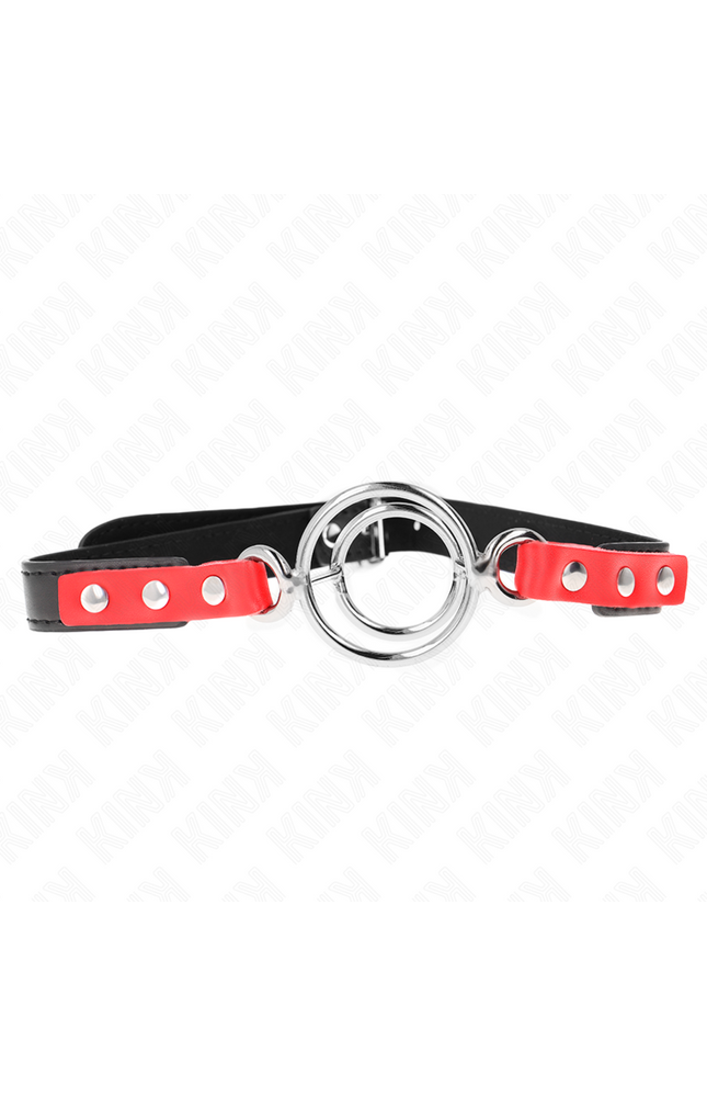 KINK - GAG CON O-RING MULTIPLI 4/4,8 CM ROSSO 38 X 56 CM