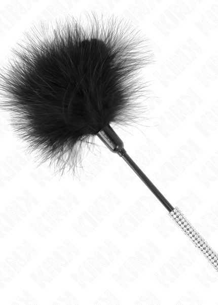 KINK - PIUME TICKLE CON MANICO STRASS 27 CM