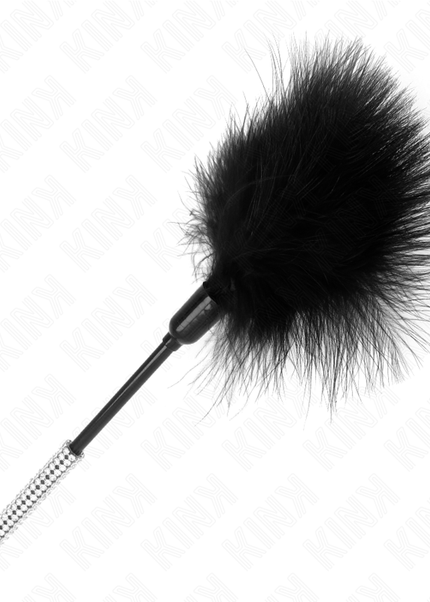 KINK - PIUME TICKLE CON MANICO STRASS 27 CM