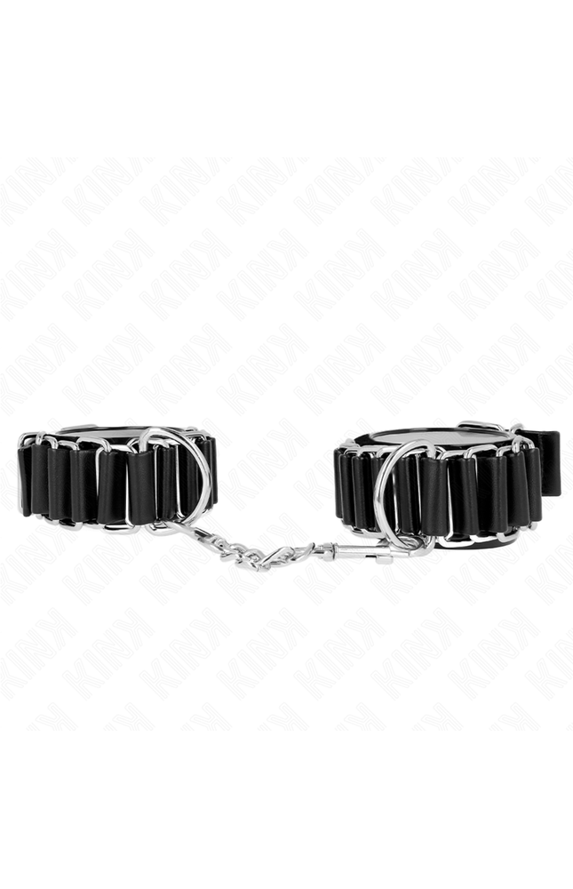 KINK - TENUTA DA POLSO SOTTILE A CERNIERA NERA REGOLABILE 16-22 CM X 3,5 CM