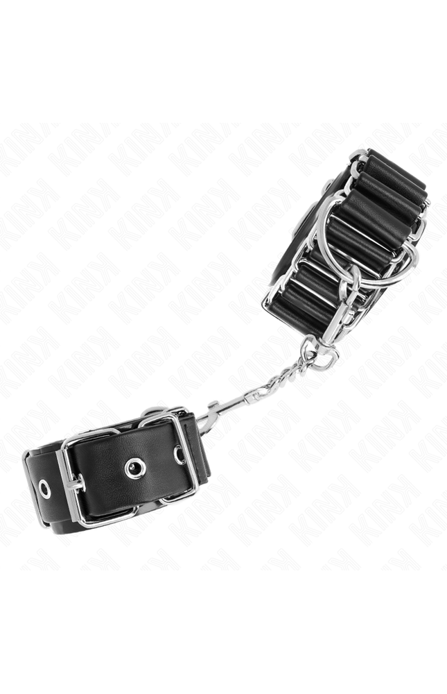 KINK - TENUTA DA POLSO SOTTILE A CERNIERA NERA REGOLABILE 16-22 CM X 3,5 CM