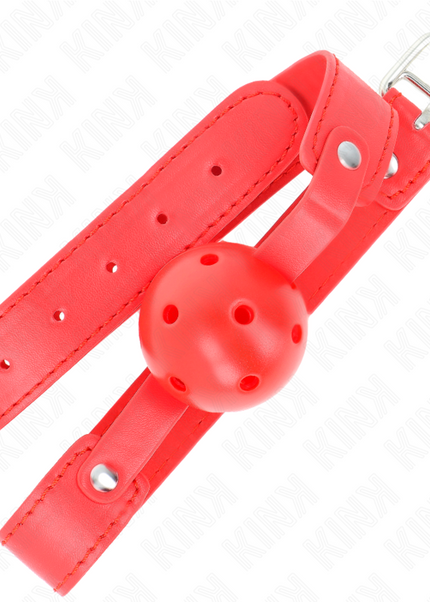 KINK - PALLA TRASPIRANTE ROSSA 4,5 CM BAVAGLIO 65 x 2,5 CM