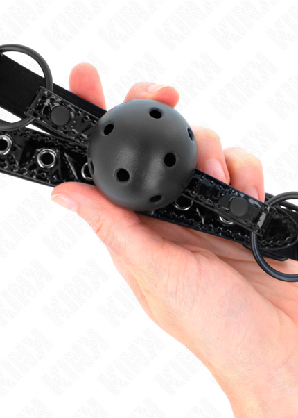 KINK - PALLA CON FANTASIA DIAMANTATA 4.5 CM MODELLO GAG 3 64.5 CM REGOLABILE 42-60 CM