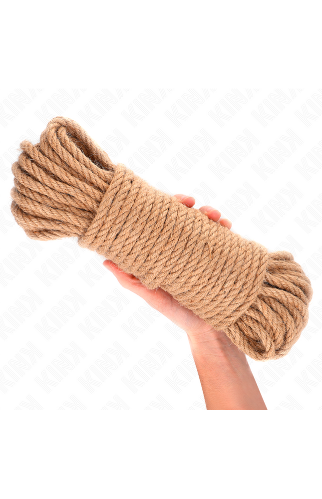 KINK - CORDA DI CANAPA CON TESTA IN METALLO 20 METRI