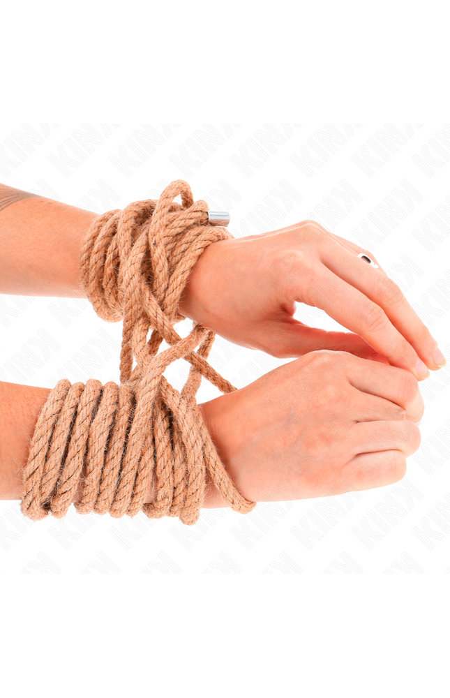 KINK - CORDA DI CANAPA CON TESTA IN METALLO 20 METRI