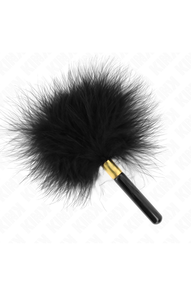 KINK - PIUME TICKLE IN METALLO ORO NERO 18 CM
