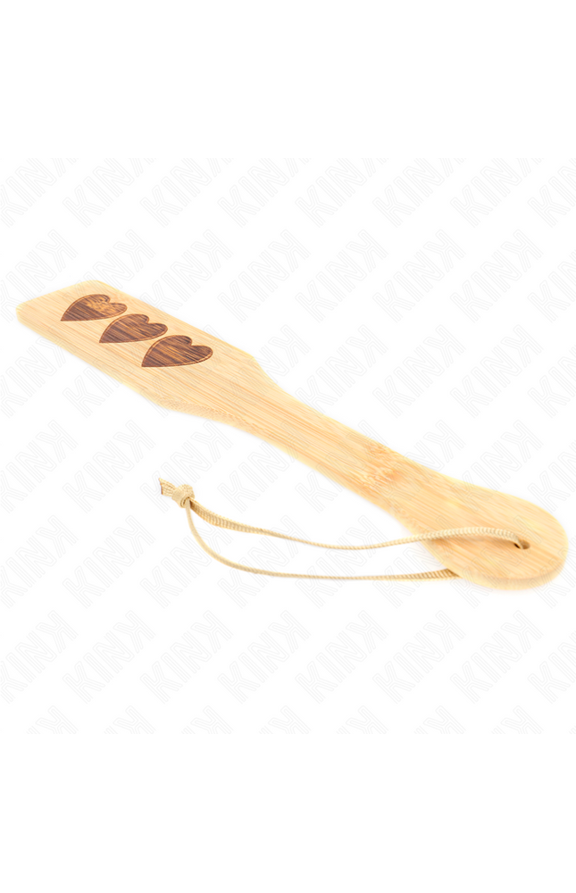 KINK - PALLET IN BAMBÙ DESIGN CUORE 32 X 5,5 CM