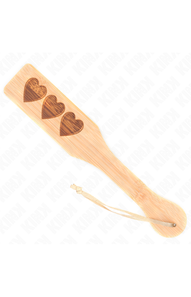 KINK - PALLET IN BAMBÙ DESIGN CUORE 32 X 5,5 CM