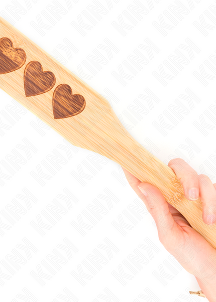 KINK - PALLET IN BAMBÙ DESIGN CUORE 32 X 5,5 CM