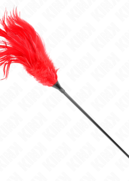 KINK - PIUME MULTIPLE ROSSE TICKLE 45 CM
