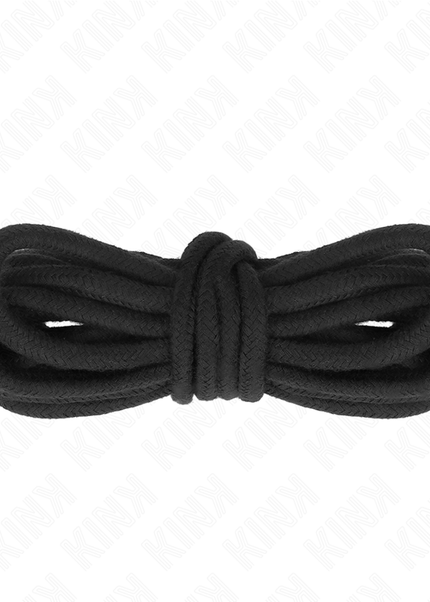 KINK - CORDA IN COTONE 10 METRI NERA