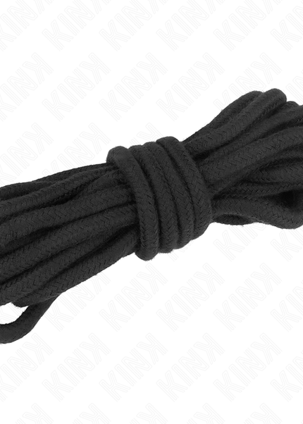 KINK - CORDA IN COTONE 10 METRI NERA