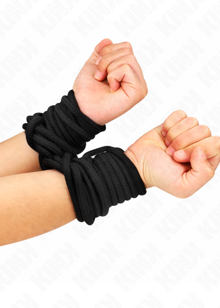 KINK - CORDA IN COTONE 20 METRI NERA